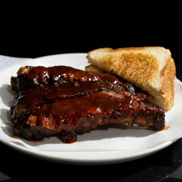 Brisket and Ribs.